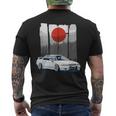 Jdm Skyline R32 Car Tuning Japón Rising Sun Drift Camiseta Hombre Estampado Espalda