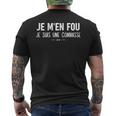 Je M'en Fou Je Suis Une Connasse Drôle Connasses T-shirt imprimé au dos