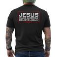 Jesus Make America Believe Again 2024 Men's T-shirt Back Print