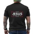 Jesus Make America Godly Again Mens Back Print T-shirt