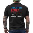 Jiu Jitsu Dad Definition Father's Day Idea Mens Back Print T-shirt