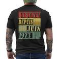 Juin 1973 51 Ans Cadeau Anniversaire Homme Juin 1973 T-shirt imprimé au dos