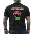 Junenth Day 1865 Remember Our Ancestors Men's T-shirt Back Print