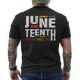 Junenth Freeish Since 1865 For Black African Freedom Men's T-shirt Back Print