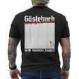 Junggesellenabschied Party Gästebuch Unterschrift Jga T-Shirt mit Rückendruck