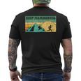Keep Hammering Hiking Mountain Trail Running Vintage Retro Men's T-shirt Back Print