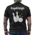 Keglerin Keglerin Kegel Club T-Shirt mit Rückendruck