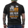 Kehre Deinen Kamin Nicht Frei Schornstein Sweeper T-Shirt mit Rückendruck