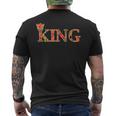 King African Style Kente Pattern Ghana Men's T-shirt Back Print