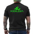 Koloa Surf Classic Wave Green Logo Men's T-shirt Back Print