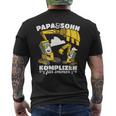 Komplizen Für Immer Digger Papa Und Son Partnerlook T-Shirt mit Rückendruck