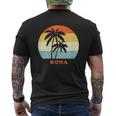 Kona Hawaii Vintage Mens Back Print T-shirt