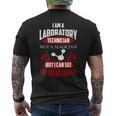 Laboratory Technician Saying Lab Tech Men's T-shirt Back Print