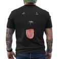 Labrador Face Lab Dog Costume I Love My Labrador Men's T-shirt Back Print