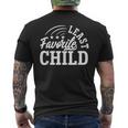 Least Favorite Child MomDad's Least Favorite Child Men's T-shirt Back Print