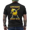 Lemonade Stand Boss Summer Entrepreneur Cool Lemon Men's T-shirt Back Print