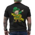 Leprechaun Dabbing Happy Saint Patrick's Day In Savannah Men's T-shirt Back Print
