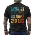 Level 18 Freigeschaltet Legedär Seit 2006 Gaming Motif T-Shirt mit Rückendruck