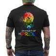 Lgbt Pride Wolf Love Proud Lgbt Gay Lesbian Men's T-shirt Back Print