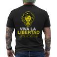 Libertarianismiva La Libertad Carajo Milei President T-Shirt mit Rückendruck