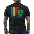 Life On Life's Terms Sobriety Recovery Aa Na Men's T-shirt Back Print