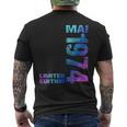 Limited Edition Mai 1974 Mann Frau 50 Geburtstag T-Shirt mit Rückendruck