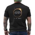 Little Rock Arkansas 4082024 Total Solar Eclipse 2024 Men's T-shirt Back Print