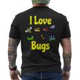 I Love BugsMen's T-shirt Back Print
