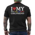 I Love My Hot Colombian Girlfriend Graphic Men's T-shirt Back Print