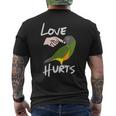 Love Hurts Senegal Parrot Biting Finger Men's T-shirt Back Print