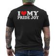 I Love My Pride Joy I Heart Pride Joy Men's T-shirt Back Print