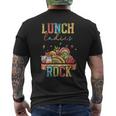 Lunch Ladies Rock School Cafeteria Service Lunch Lady Men's T-shirt Back Print