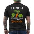Lunch Lady Squad Cafeteria Worker Dinner Lady Cooking Men's T-shirt Back Print