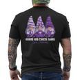 Lupus Awareness Month Purple Ribbon Gnomies Support Men's T-shirt Back Print