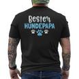 Lustig Hunde Papa Spruchater Männer Stolzer Hundevater T-Shirt mit Rückendruck