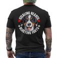 Lustiger Appenzeller Sennenhund Herzen Stehlen Sprengfurze T-Shirt mit Rückendruck