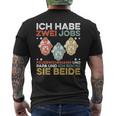 Lustiges Feuerwehrmann Kollegen Und Papa T-Shirt mit Rückendruck