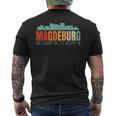Magdeburg Skyline T-Shirt mit Rückendruck