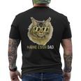Maine Coon Dad For Cat Lovers Father's Day Mens Back Print T-shirt