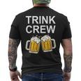 Männertag Outfit Saufen Trink Crew Bier Sauf Gruppen T-Shirt mit Rückendruck