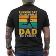 Marathon Run Papa Marathon Runner T-Shirt mit Rückendruck