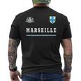 Marseille SportsSoccer Jersey Flag Football Men's T-shirt Back Print