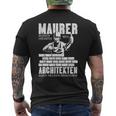 Mason Masrer Weil Architekten Auch Helden Braucht Masrer T-Shirt mit Rückendruck