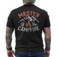Master Of The Campfire Adult Camping Camp Men's T-shirt Back Print