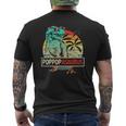 Matching Family Poppopasaurusrex Father's Day Poppop Mens Back Print T-shirt