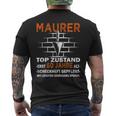 Maurer Top Zustand 60 Jahre Old Masonry T-Shirt mit Rückendruck