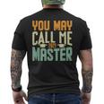 You May Call Me Master 2021 Degree Graduation Her Him Men's T-shirt Back Print