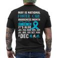 May Is National Foster Care Awareness MonthMen's T-shirt Back Print