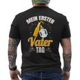 Mein Ersteratertag 1St Father's Day Father's Day Dad T-Shirt mit Rückendruck