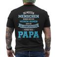 Meisten Menschen Nennennen Name Allerwichtigsten Papa T-Shirt mit Rückendruck